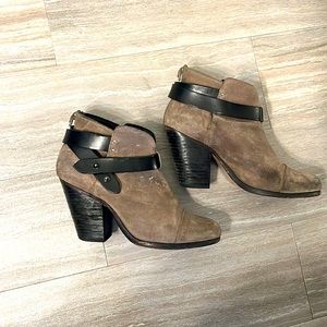 Rag & Bone ‘Harrow’ Distressed Suede Ankle Boot
